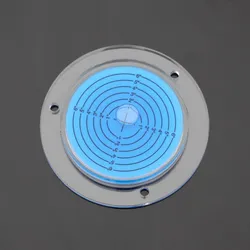 HACCURY  100*15mm  Universal Level Acrylic Round Bubble Nivel Construction Machinery Water Leveler Indicator Blue Green White