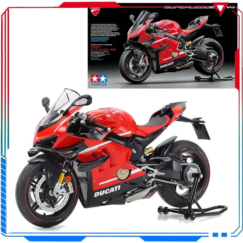 

Genuine Original 1/12 Motorcycle Ducati SUPERLEGGERA V4 Anime Action Figure Toys assembly Gift Collectible ModeL