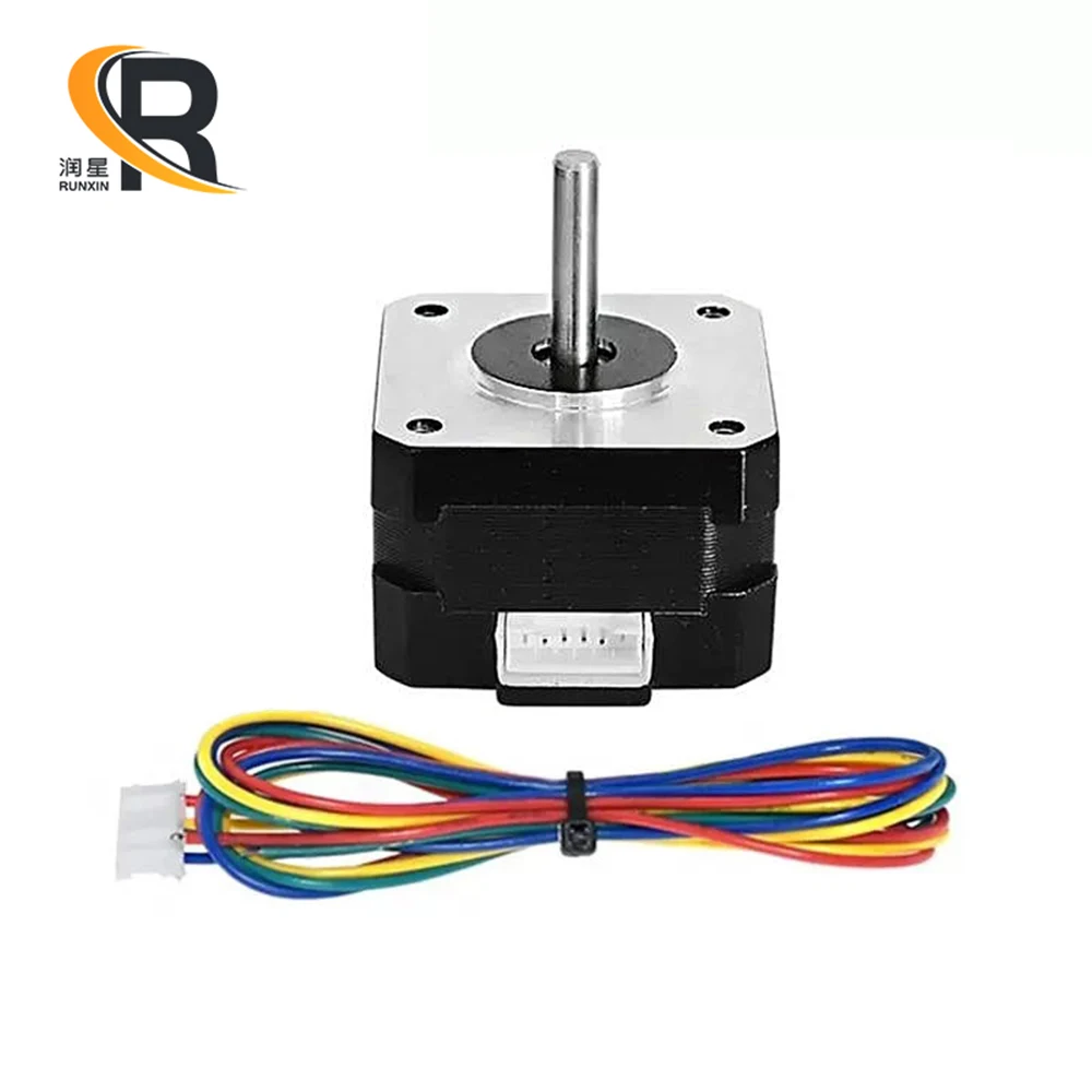 

nema17 42hs48 17hs48 4.5 kg.cm 1.5a 48mm 42 engine 4-lead 2 phase 0.55Nm stepper motor for cnc 3d printer xyz axis