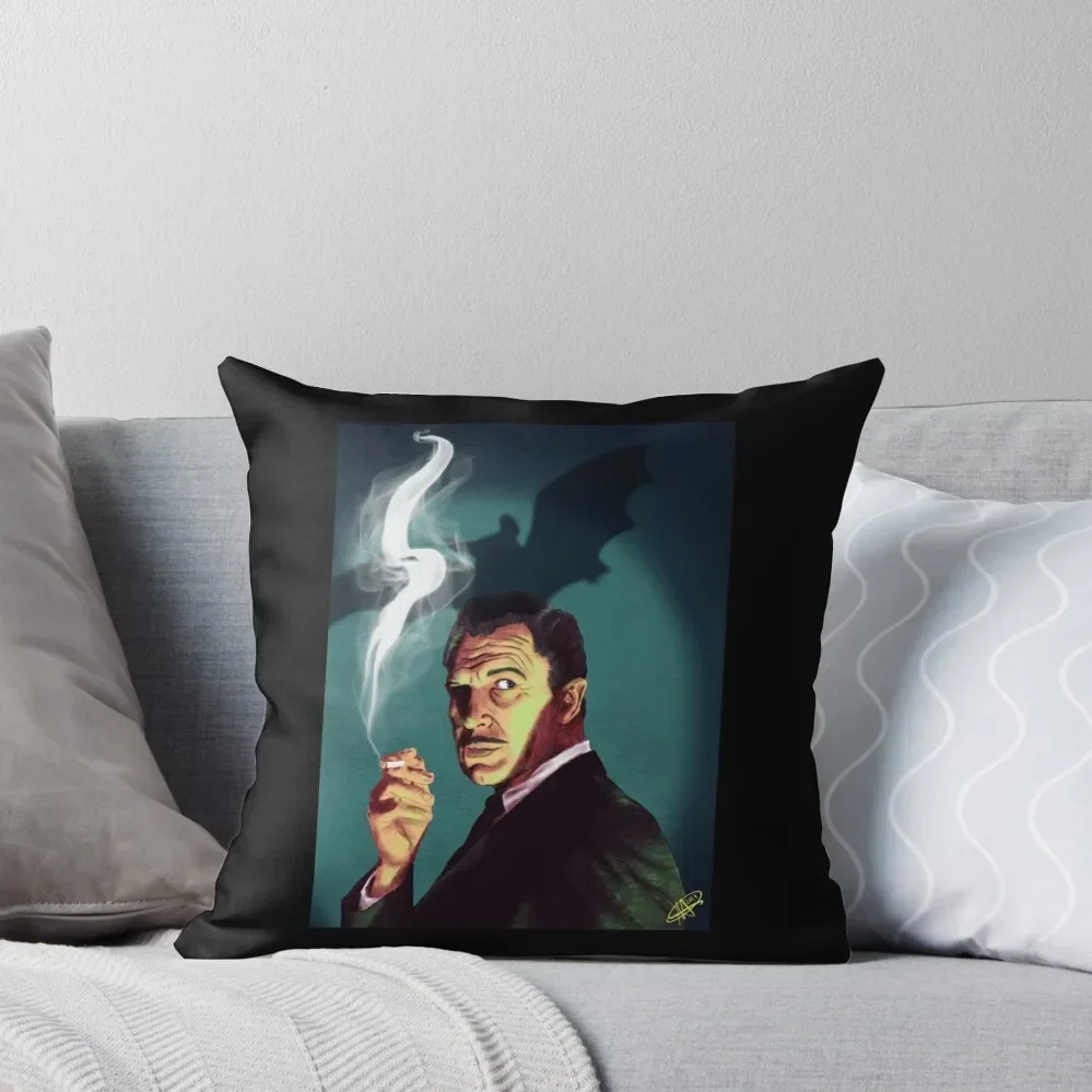 

Vincent Price Classic . Throw Pillow Cushion Cover For Sofa Anime luxury sofa pillows pillow