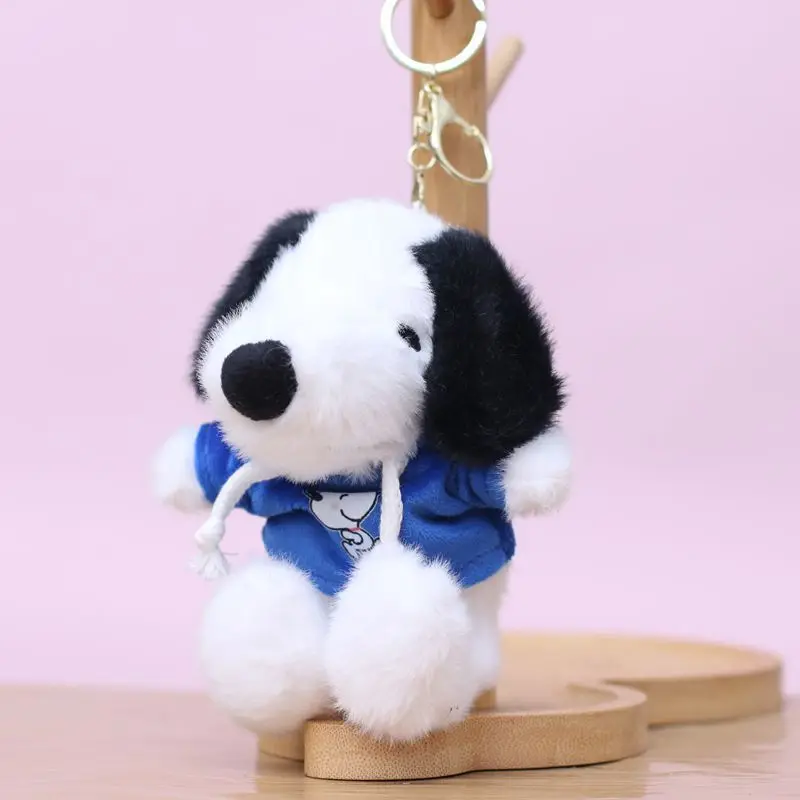 Snoopy Pluche Ornament Cartoon Kawaii Cross Dressing Snoopy Pluche Hanger Auto Ornament Student Rugzak Ornament Meisje Gift