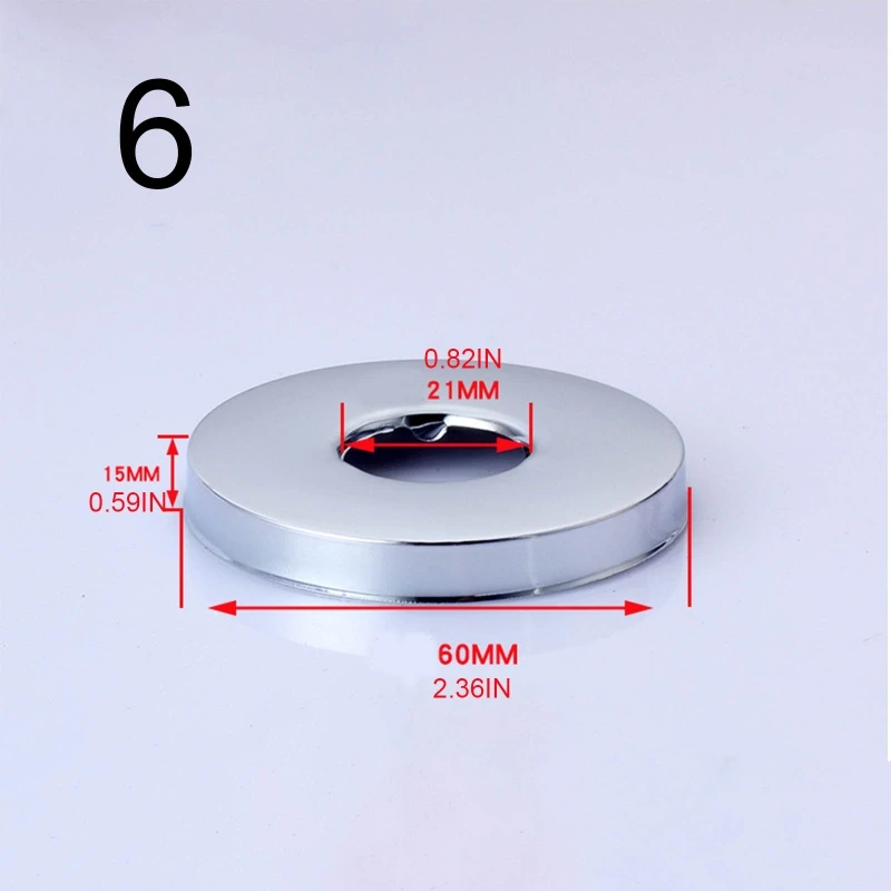 Stainless Steel Split Round Escutcheon Plate Wall Split Flange Water Pipe Faucet Decorative Cover Bathroom Accessories