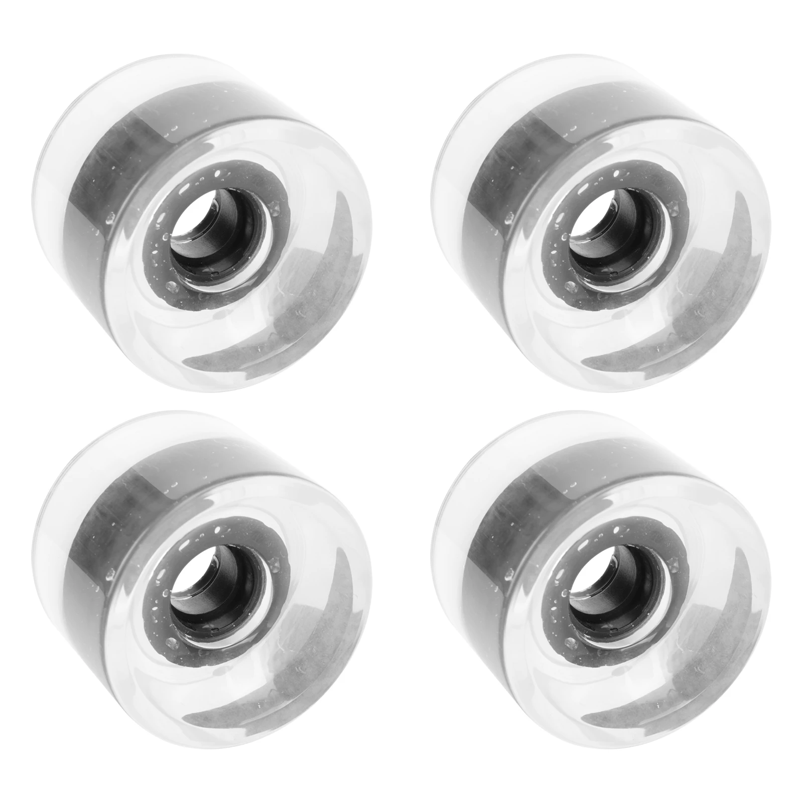 

4 Pcs Skateboard Wheel Supplies Chic Replacement Long Multicolor PU