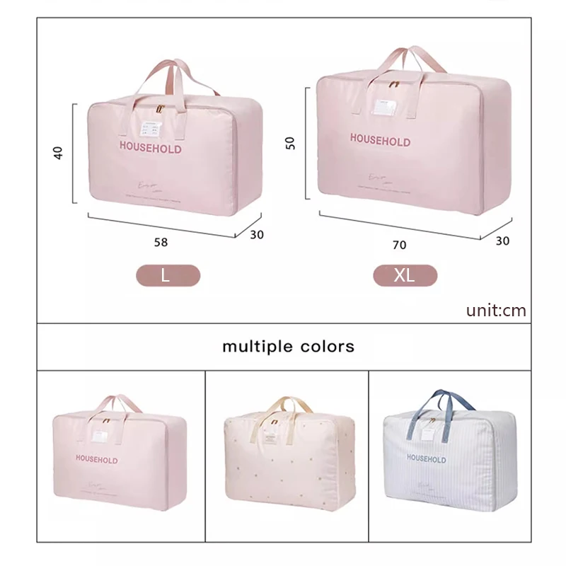 Large Duvet Storage Bag Clothes Organiser Moving Bags Heavy Duty Quilt Blanket Packing Bag Guardar Ropa Bolsa Almacenamiento