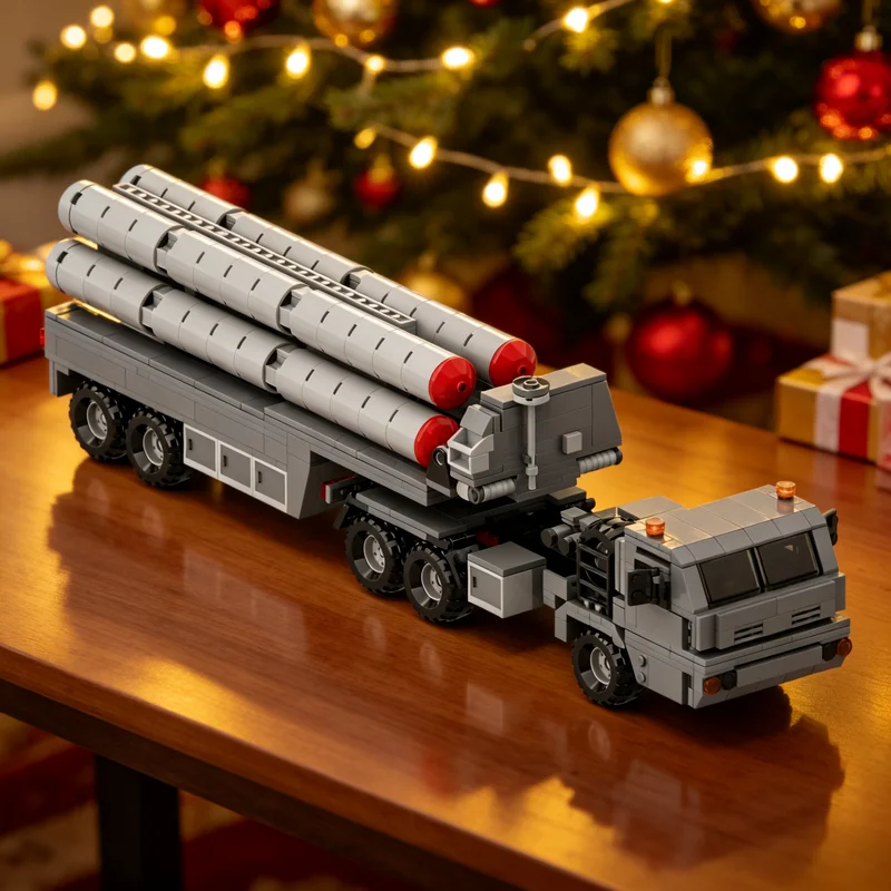 1046pcs MOC S-400 Creator Creator Expert Model Building Blocks Architecture Toys Christmas Gift Assemble Art Brick Collection