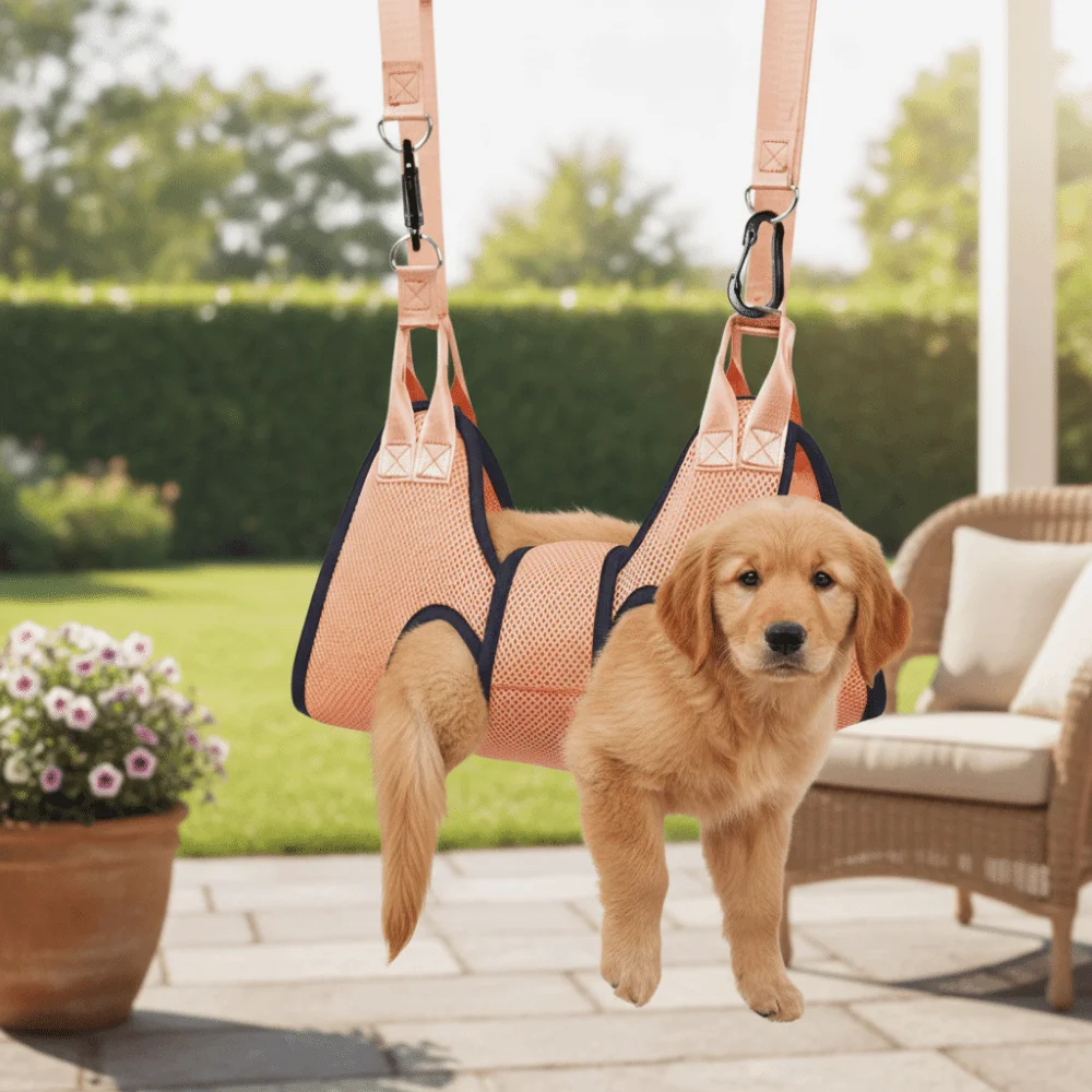 Anti Scratch Dog Grooming Hammock Bite Restraint Adjustable Dog Trimming Restraint Bag Breathable Hanging Cat Fixed Bath Bag