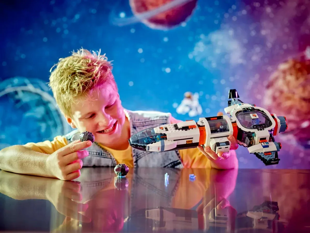 LEGO® City Modular Galactic Spaceship Building Blocks Toys for Birthday New Year Gift 60446 717 Pieces