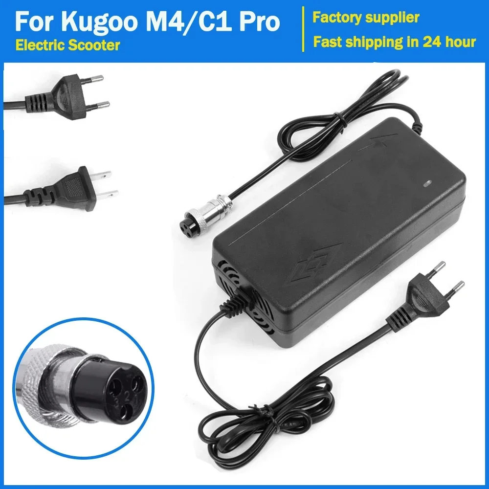 Electric Scooter Battery Charger For Kugoo M4 / C1 Pro Electric Bike Bicycle Charger 54.6V 2A For 48V Li-ion Battery Pack Parts