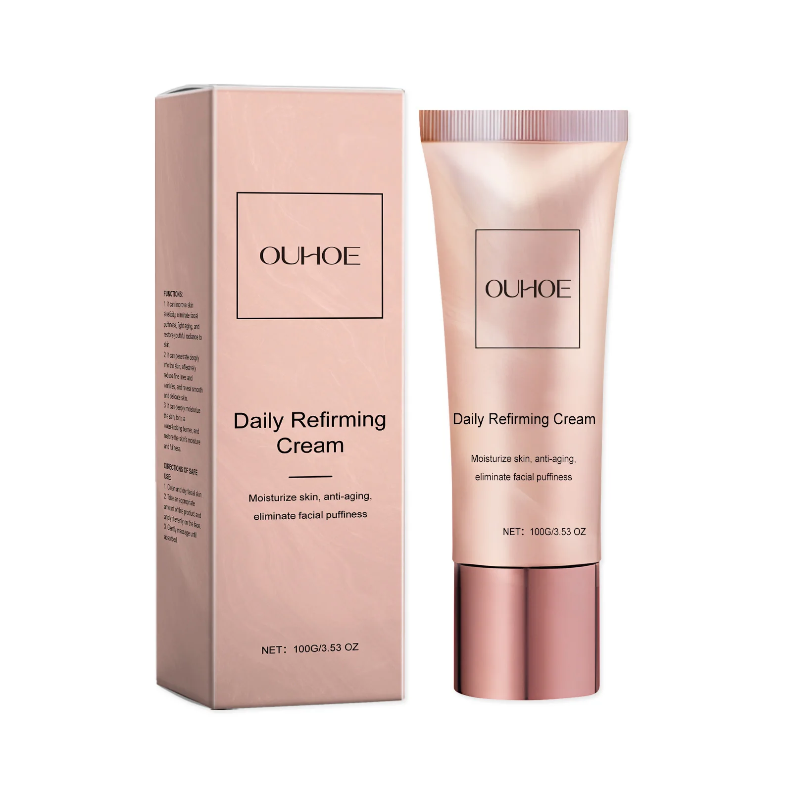 

Daily Firming Cream - Anti-Aging Face Moisturizer with Deep Hydration - Lifting & Wrinkle Reduction - 100g/3.53oz