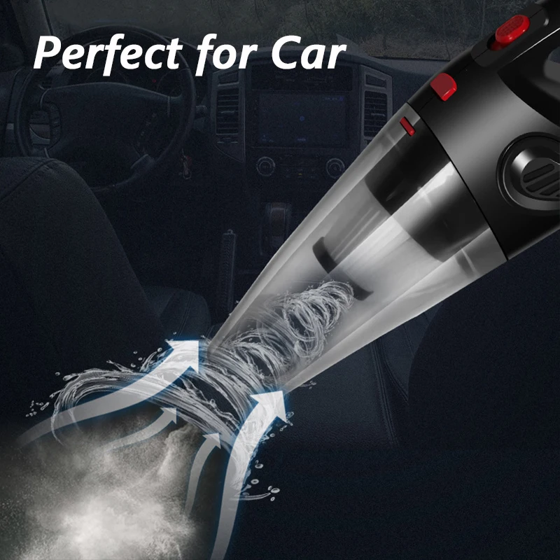 8000Pa Wireless Vacuum Cleaner Powerful Cyclone Suction Handheld Auto Vacuum Cleaner USB Charging for Car Pet Home Hair