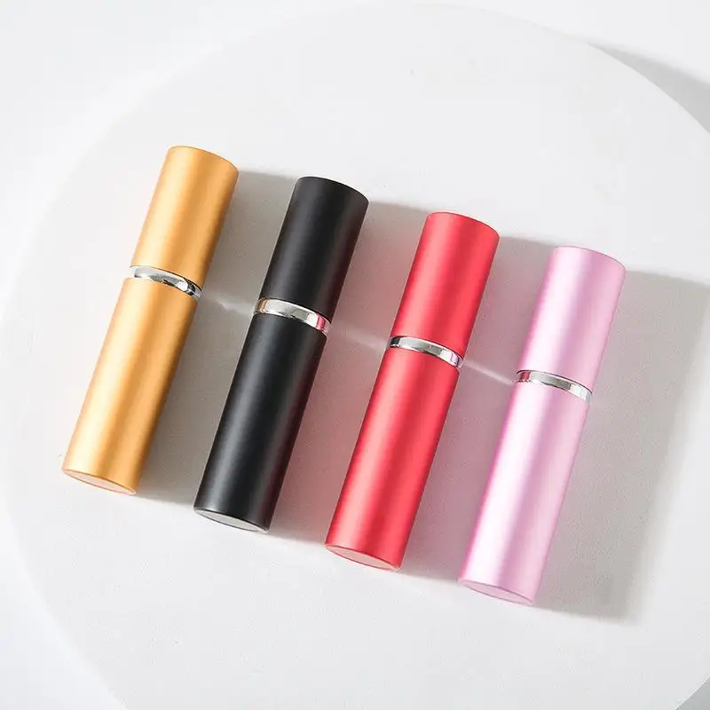 Nachfüllbarer 5ML Aluminium-Parfümzerstäuber, auslaufsicheres Design, mehrere Farboptionen für Reisen, tägliche Ausflüge, Geschäftsreisen. – Detail 4