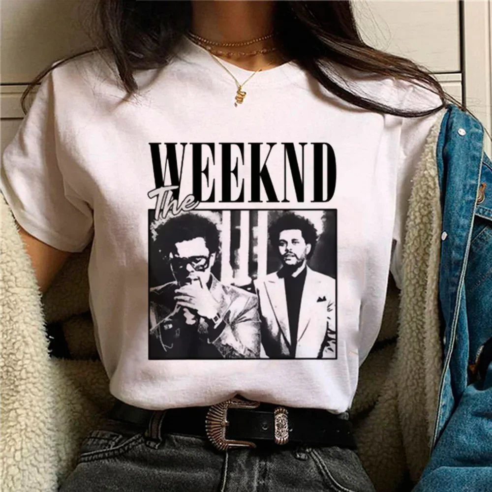 the Weeknd top women summer top girl y2k comic graphic clothes