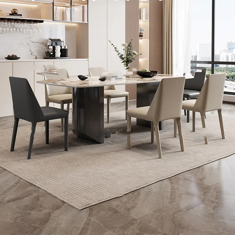 

Centerpiece Kitchen Table Rectangular Event Nordic Restaurant Dining Tables Living Room Big Tavoli Da Pranzo Home Furniture