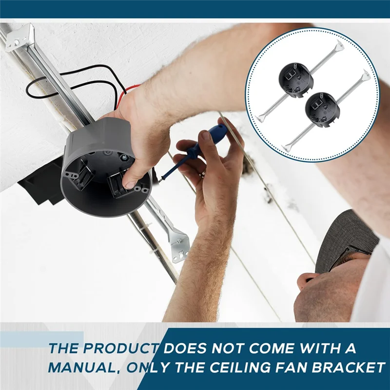 

Y50A-4 шт. распорка потолочного вентилятора, регулируемая электрическая коробка диаметром 14-24,5 дюйма с опорными стержнями, для установки потолочного вентилятора и светильника