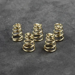 9mm (D) x 12mm (H) Gold Plated Phosphor Bronze Spring (5 PCS)