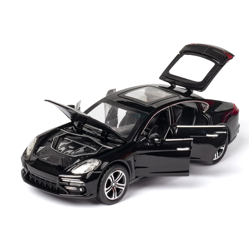 

1 to 32 Paramela Alloy Sports Car Model Metal Ornament with Sound and Light Toy Collection