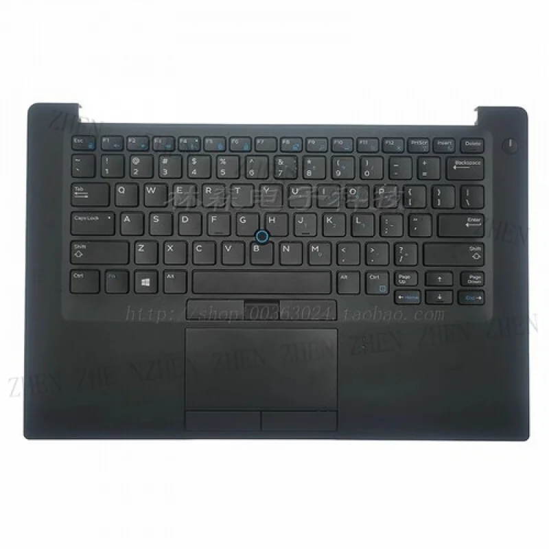 Y 0NH8HX  FOR Dell Latitude 7490 E7490 Palmrest wIth Keyboard Touchpad  No SC Reader