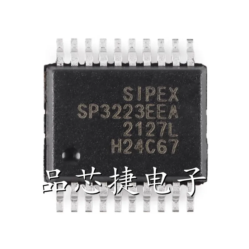 

10pcs/Lot SP3223EEA-L/TR Marking SP3223EEA SSOP-20 Intelligent +3.0V to +5.5V RS-232 Transceivers