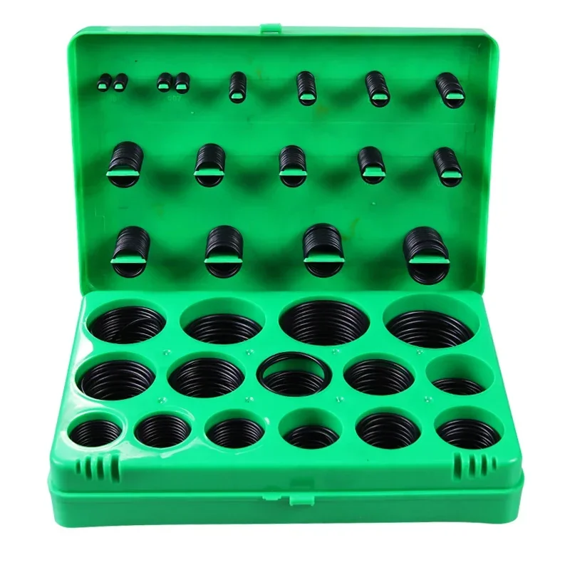 Universal 2.8-50 Mm Metric Rubber O-ring Set For Automotive Service Tools 0-ring Repair Box Rubber Ring Sealing Ring