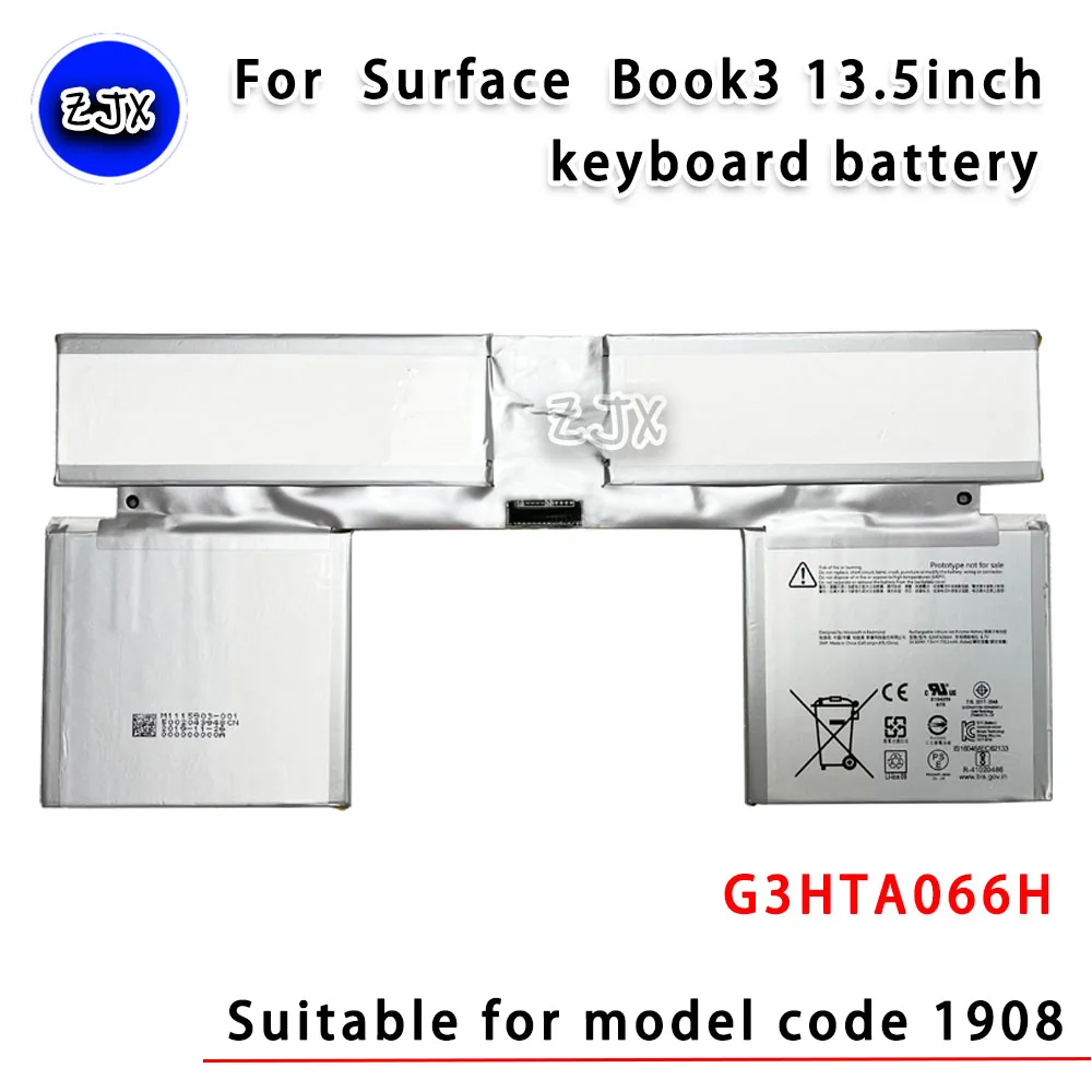 

For Microsoft Surface Book3 13.5inch Keyboard Battery 1908 Laptop Battery G3HTA066H Original