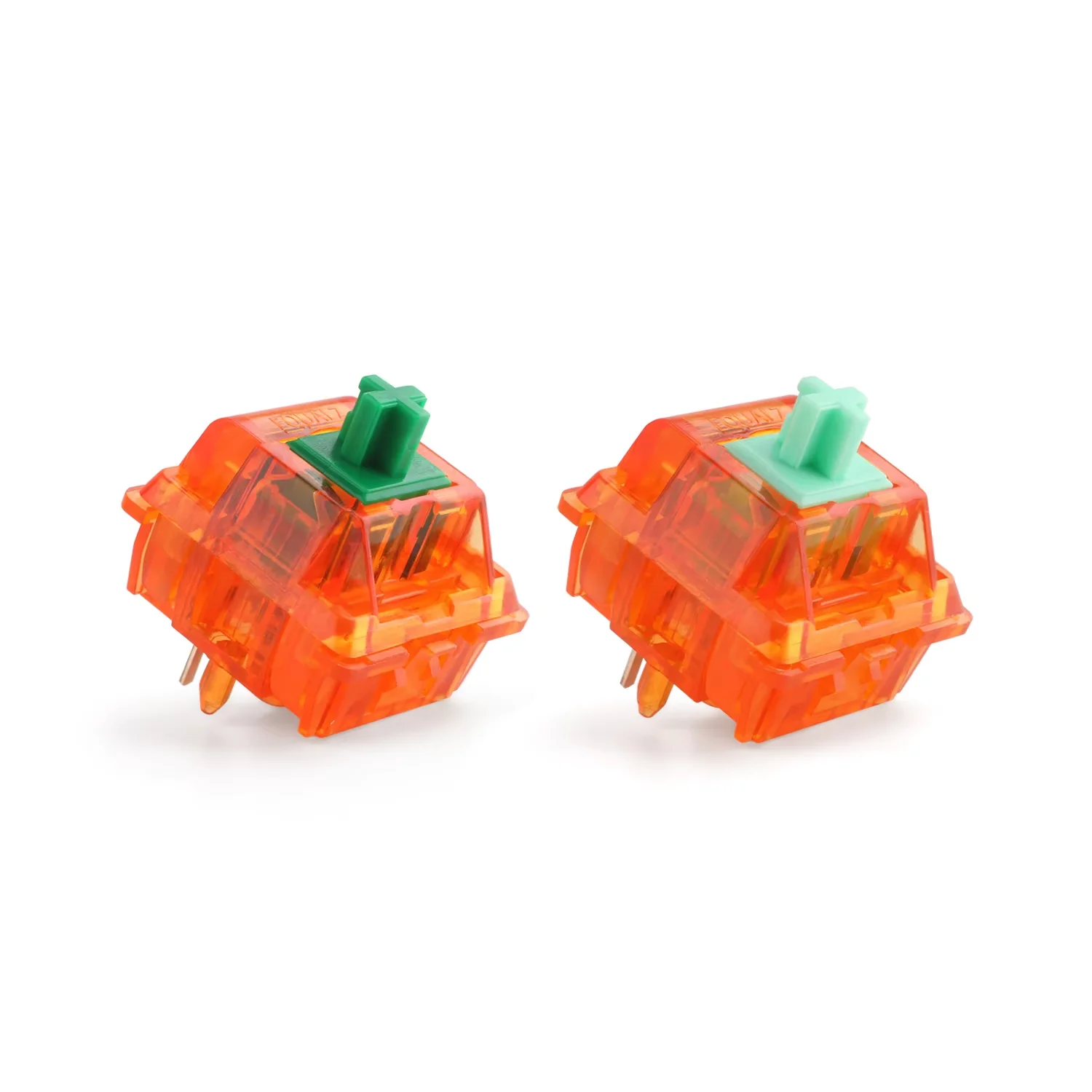 EQUALZ Tangerine V2 Switches Orange Mechanical Keyboard Switch 62g 67g Translucent Heavy Pressure Linear Custom Gamer Switches