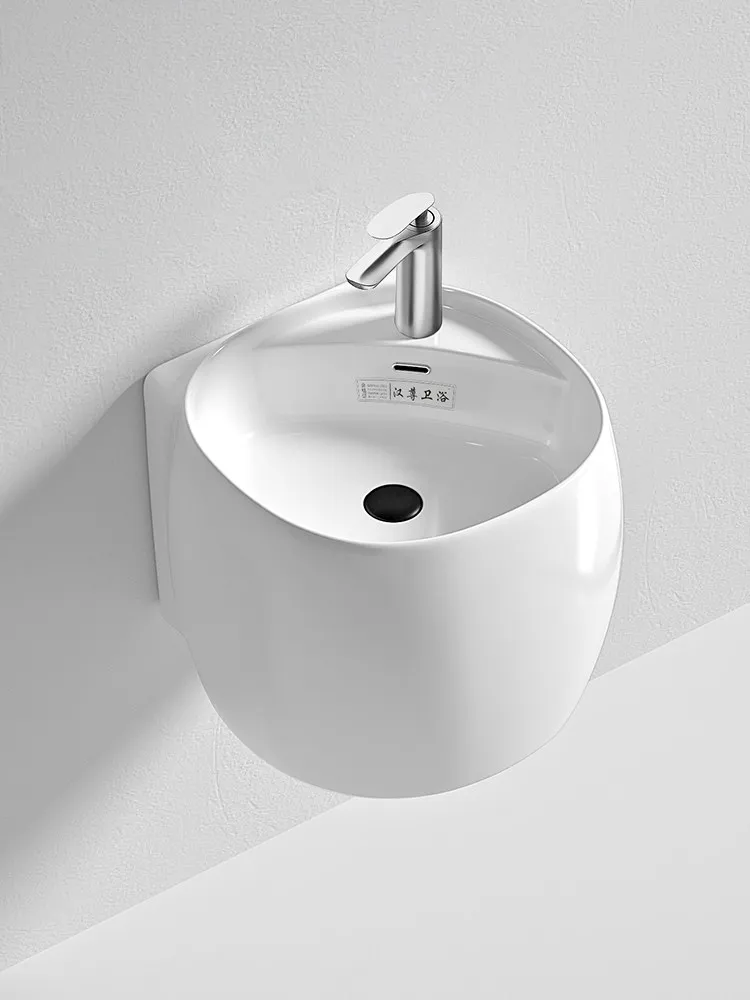 CX wall-mounted wash basin ceramic household bathroom wash basin small apartment