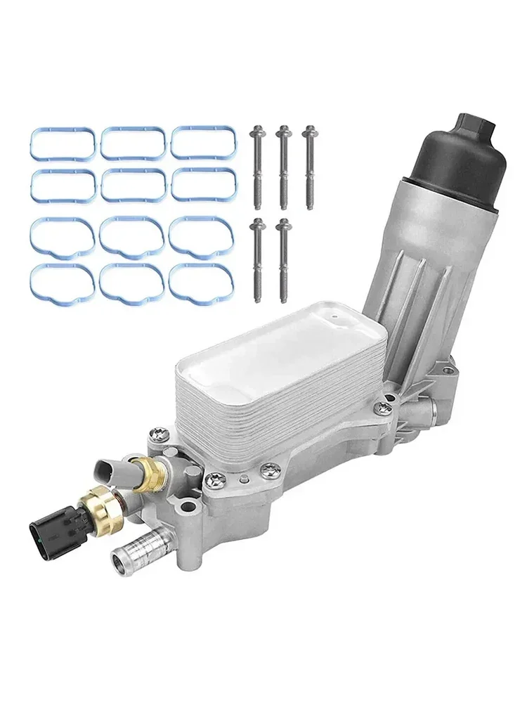 

NEW 68105583AF 5184304AE Aluminum Engine Oil Cooler Filter For Dodge Journey Challenger Jeep Grand Cherokee Wrangler 3.6L V6