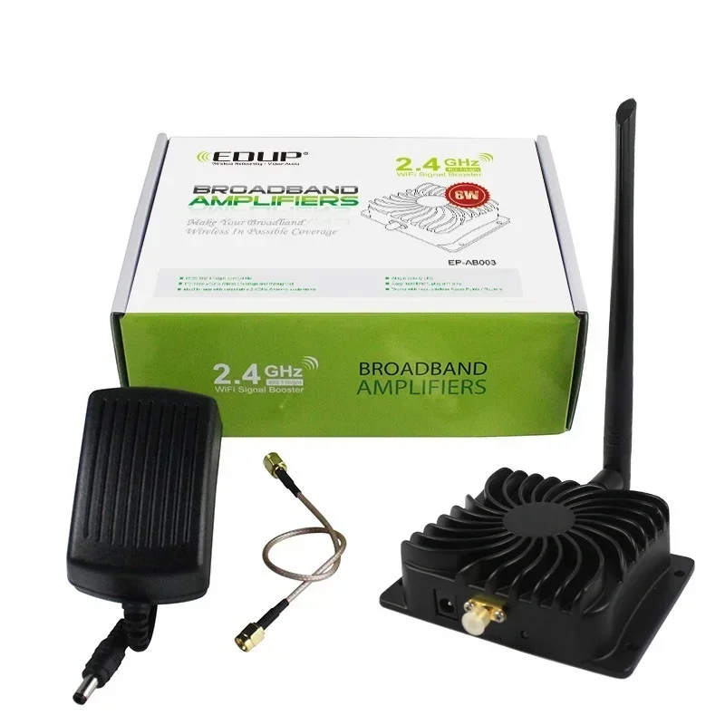 8W 2.4GHz WiFi Power Amplifier 5GHz 5W Signal Booster Wireless Range Repeater for Wi-Fi Router Accessories Antenna