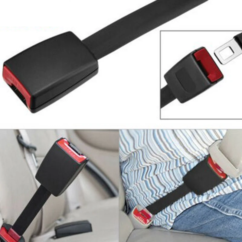 Cross-border Hot Car Seat Belt Extender Joint Thickening Fixer Lengthening Buckle Seat Belt Accessories Straight Insert Buckle