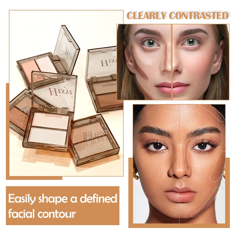 Sombra de ojos desnuda mate aterciopelada para iluminar los ojos y ocultar la cara, mezcla fácil de múltiples idiomas, resistente al agua de larga duración, Navidad Invierno