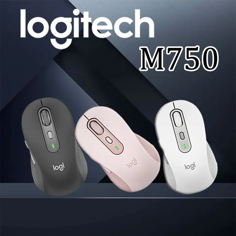 

Logitech M750 dual-mode wireless silent mouse,designed with ergonomic is lightweight and easy to use.office work,and laptopsM650