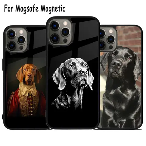 Vizsla Dog Breed Cute Canine Wireless Charge Phone Case For iPhone 17 Air 15 16e 14 13 11 12 Pro Max Plus Magsafe Magnetic Cover