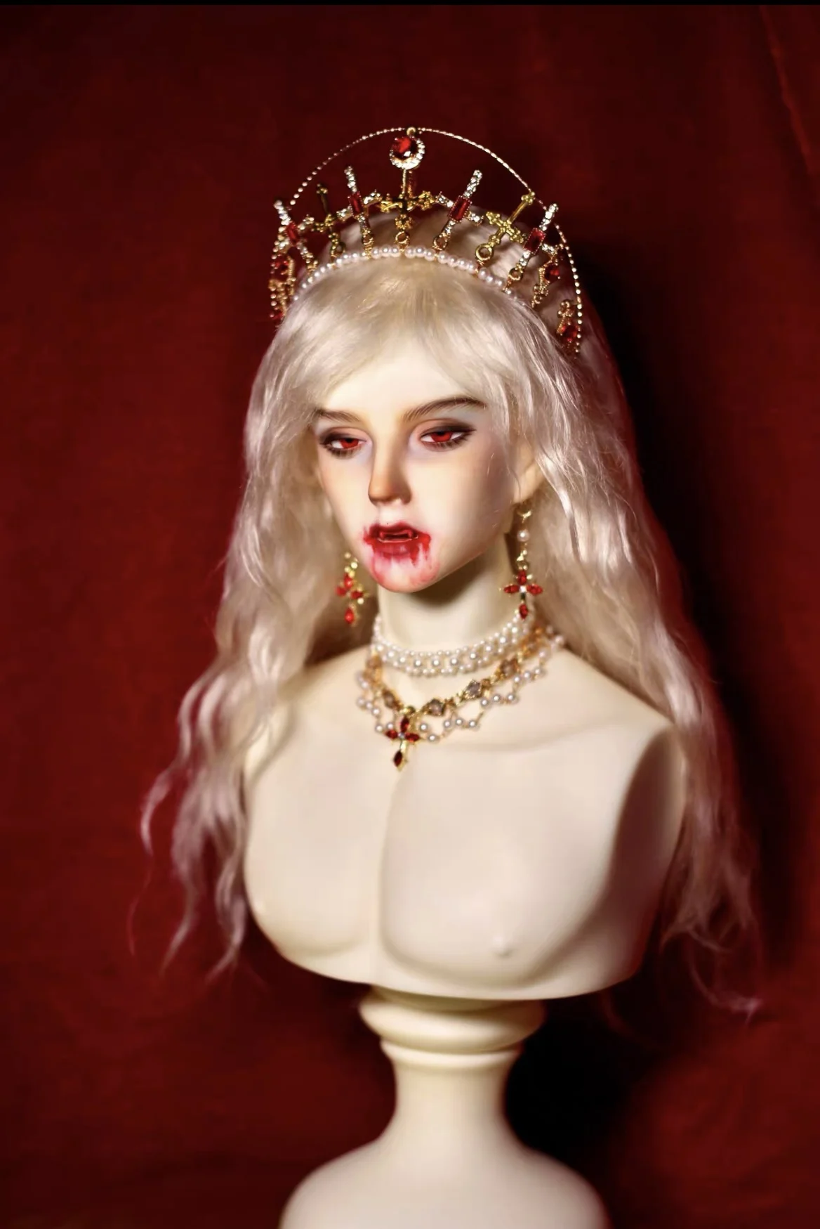 人形アクセサリー頭飾り 1/3 1/4 BJD クラウン送料無料