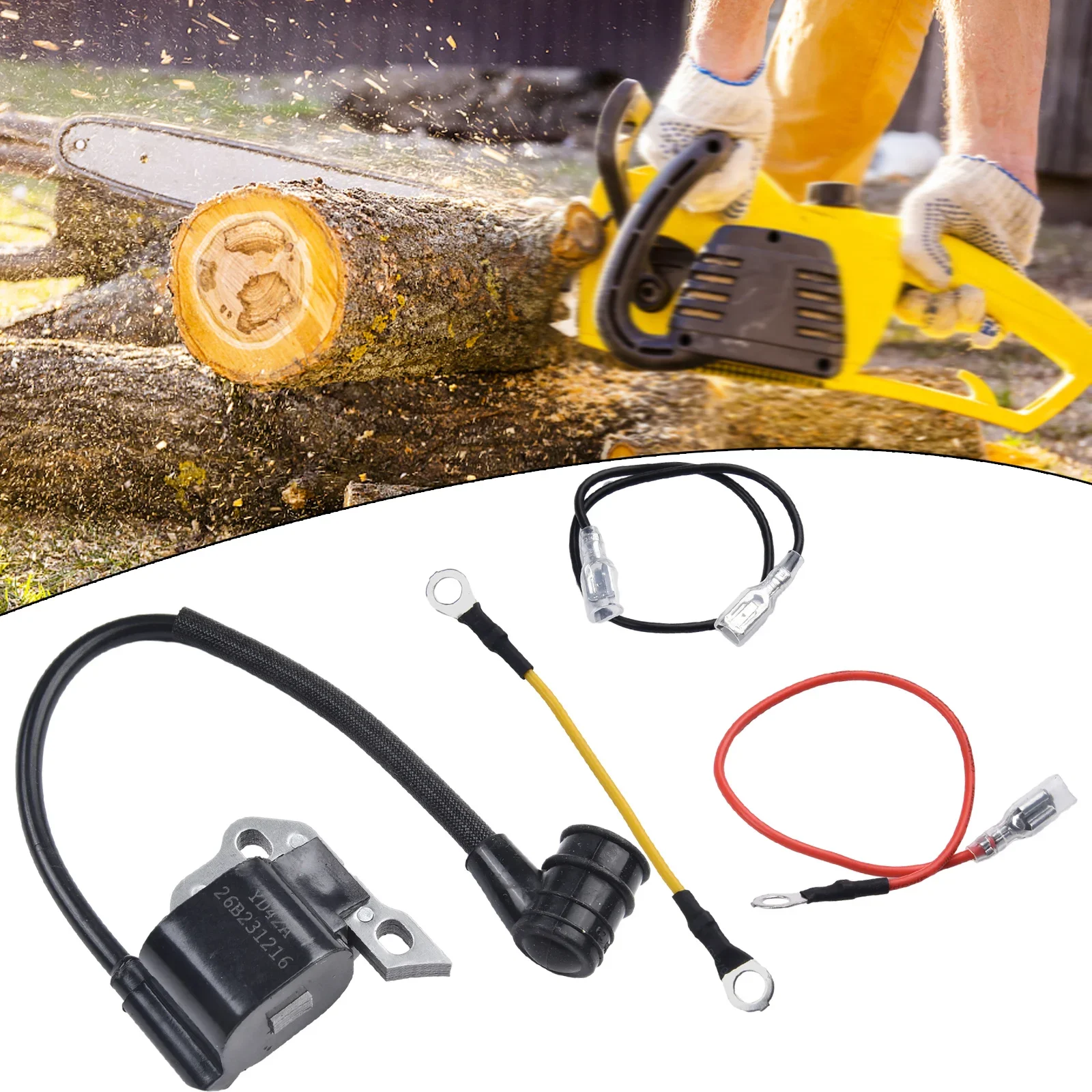 

Chainsaw Parts Ignition Coil 012 020 020T 1 Pc Attachments 00004001306 025 Easy Installation Equipment Replacement