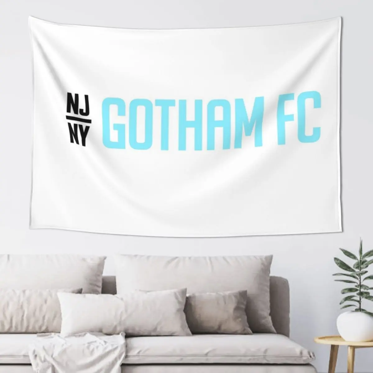 Gotham FC Tapestry Decoration Wall Aesthetic Room Decor Room Decor Aesthetic Tapestry