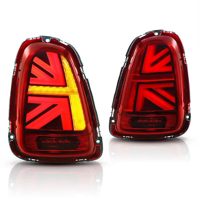 

Union Jack Led Tail lights Assembly For BMW Mini Cooper R56 R57 R58 R59 2007-2013 Rear Lamp DRL Fog Taillights Plug and Play