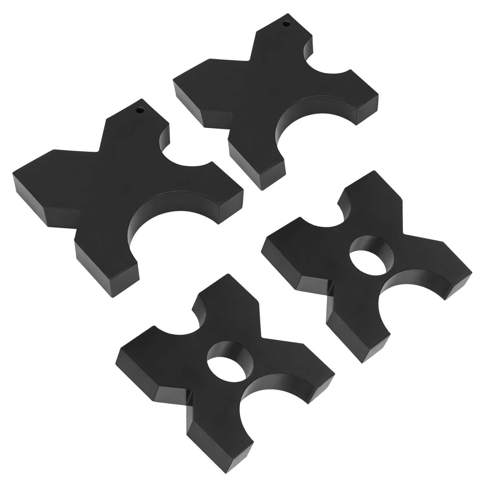 2 قطعة H-شكل متجر هيدروليكي الصحافة لوحة 12.7*12.7*2.5 سنتيمتر الحديد أربور الصحافة لوحة H-الإطار متجر الصحافة لوحة مع أربعة فتحة