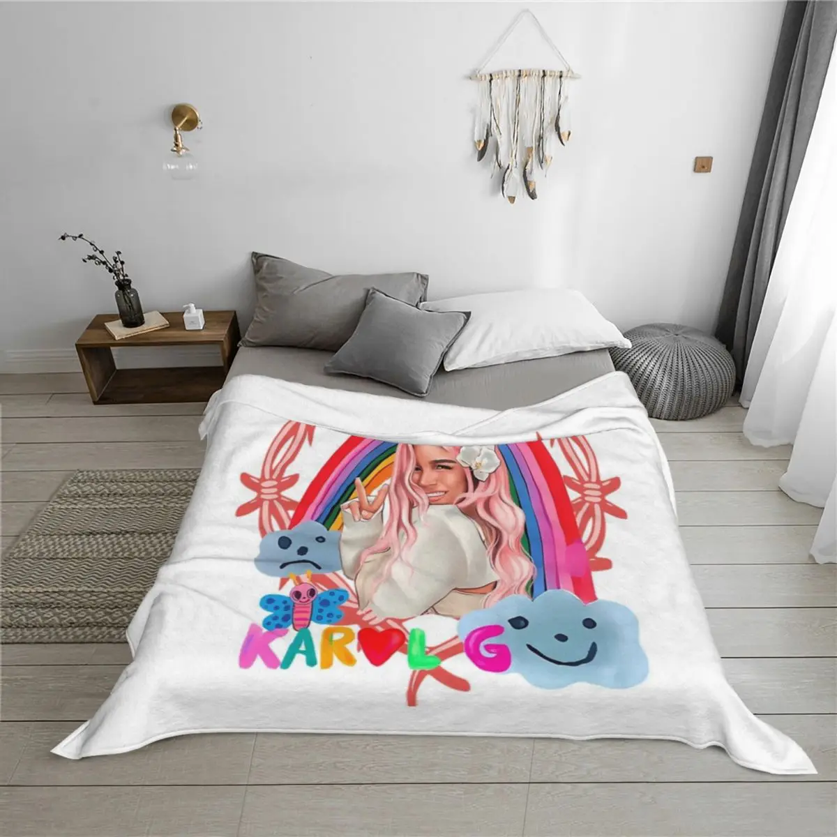 مانانا سيرا بونيتو كارول جي 2023 - كارول سيرينيتا، ما؟ أنا سمر بونيتو، بيكوتا وشم على شكل قلب، أطفال، بطانية رمي بيكوتا كارو #3