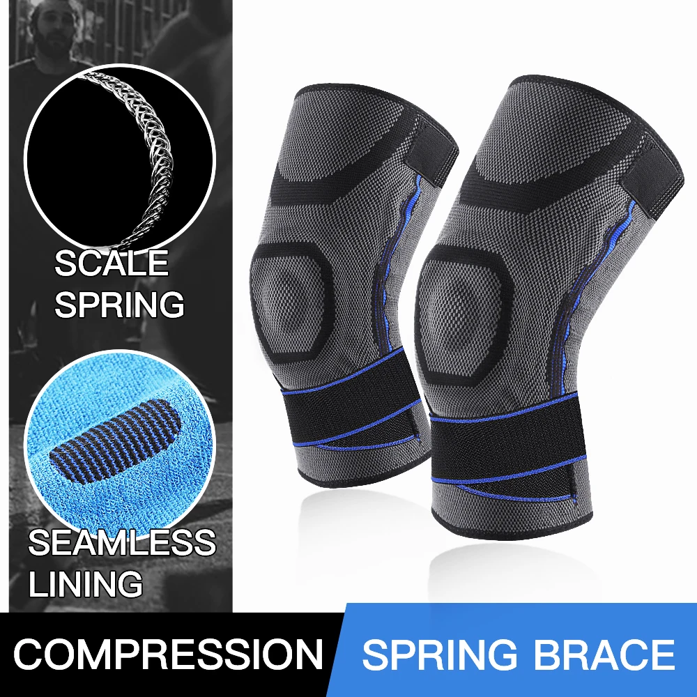 1 Pcs Knee Support Compression Sleeves Joint Pain Arthritis Relief Running Fitness Elastic Bandage Wrap Brace Knee Pads