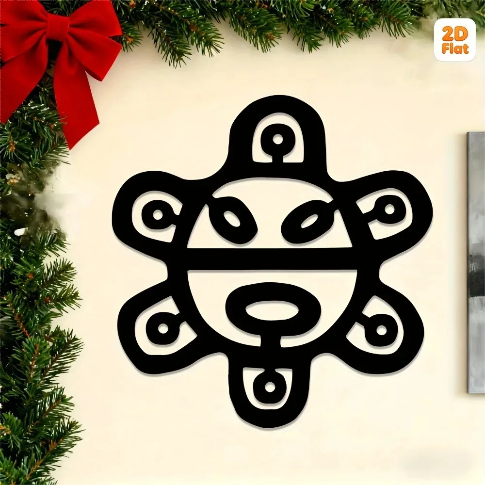 Taino Sun Metal Wall Art, Rustic Cultural Decor, Puerto Rican Glowing Statue Mural, Ideal Birthday Gift for Home