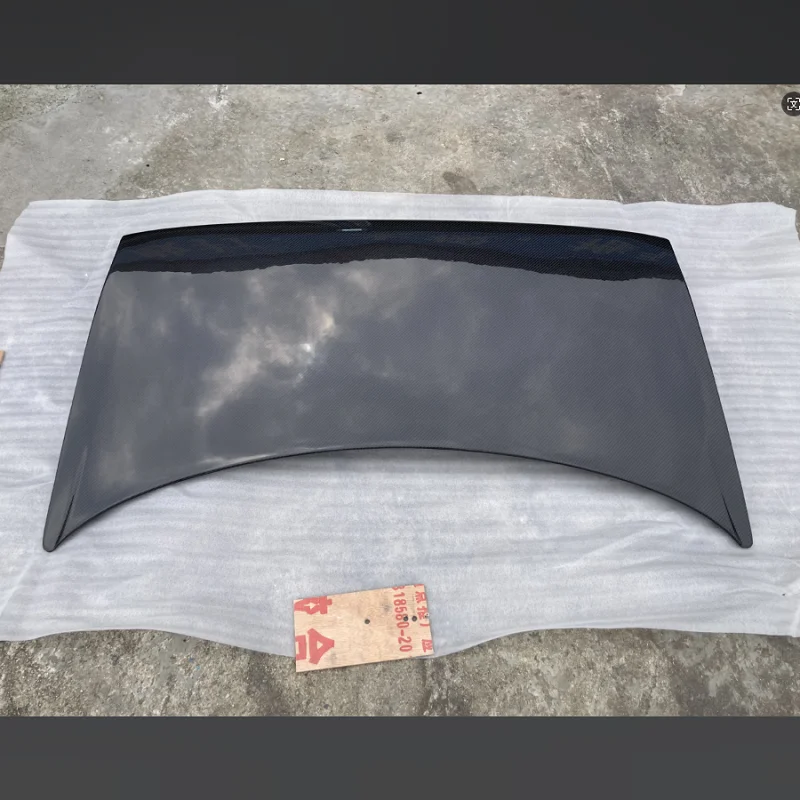 Carbon Fiber Rear Trunk OEM Style For Skyline R33 GTS GTR Glossy Fibre Boot Lid Cover Fiberglass OE Bootlid Trim Kit Trunk Lid