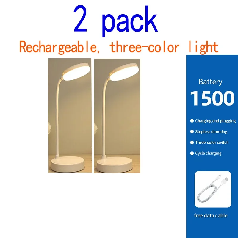 Led Table Desk Lamps Eye Protection Usb Rechargeble Learning Lights Childrens Bedroom Bedside Adjustment Reading Night Light