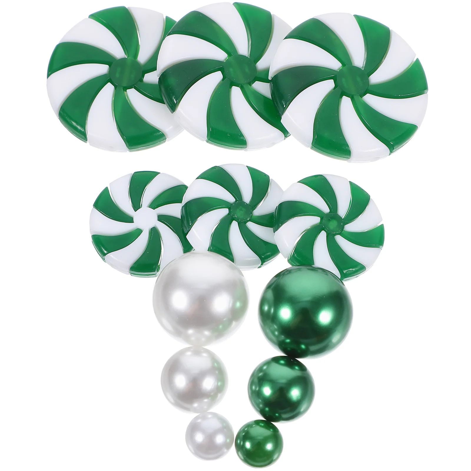 

1Set Christmas Floating Vase Filler Acrylic Floating Beads Candy Shape Decorations for Xmas Table Centerpiece