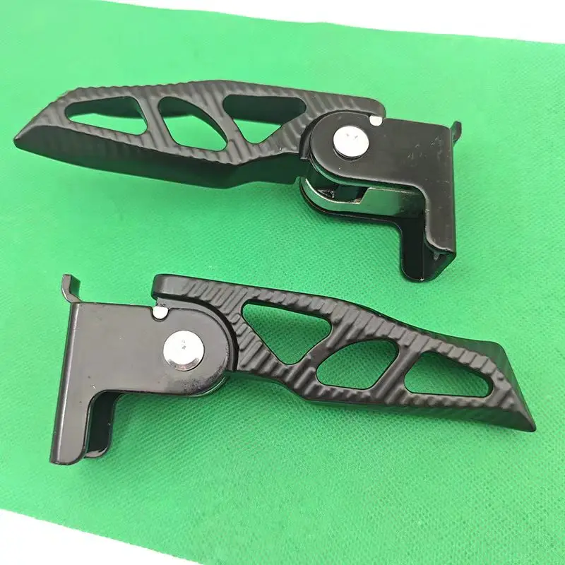 Folding Rear Foot Pegs For ZEEHO AE4 AE4 Pro AE4 Max AE4 SE AE3 Electric Scooter Anti Slip Surface Space Saving Design