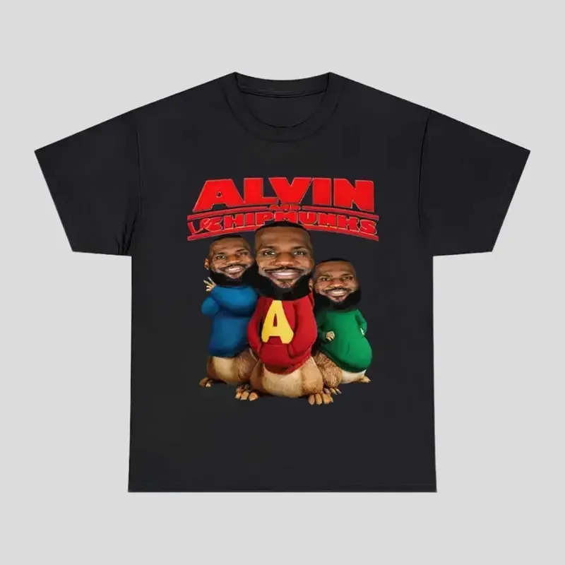Lebron James Alvin And Chipmunks Shirt graphic tee