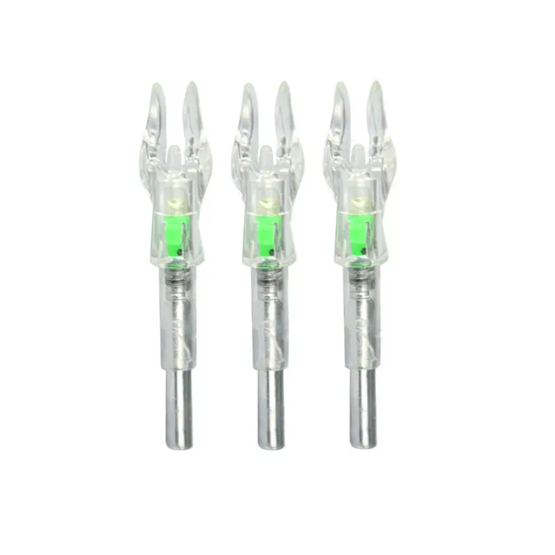 Arrow nock LED Luminous Lighted Nocks 4.2mm/0.165 inch Automatic Knocks Tail For Archery Sports Arrow Shafts