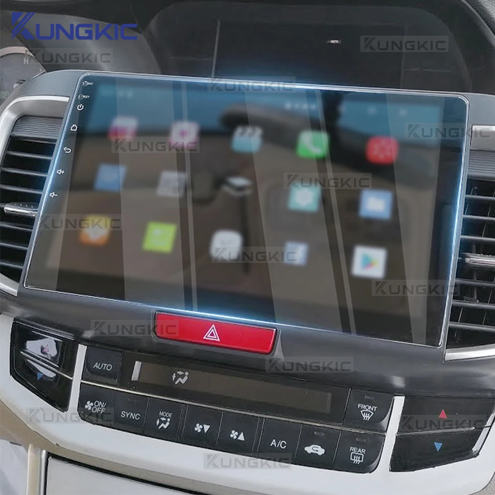 1 قطعة ل 9/10.1 بوصة الزجاج المقسى HD شاشة السيارة فيلم حافة سوداء شفافة طبقة رقيقة واقية المقسى الملاحة شاشة GPS