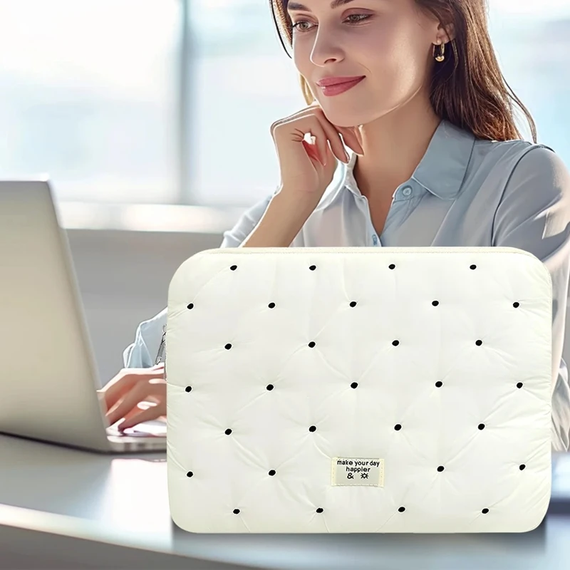 A74E-Portable Laptop Case With Zipper Laptop Storage Bag Computer Carrying Bag For /Ipad/Samsung