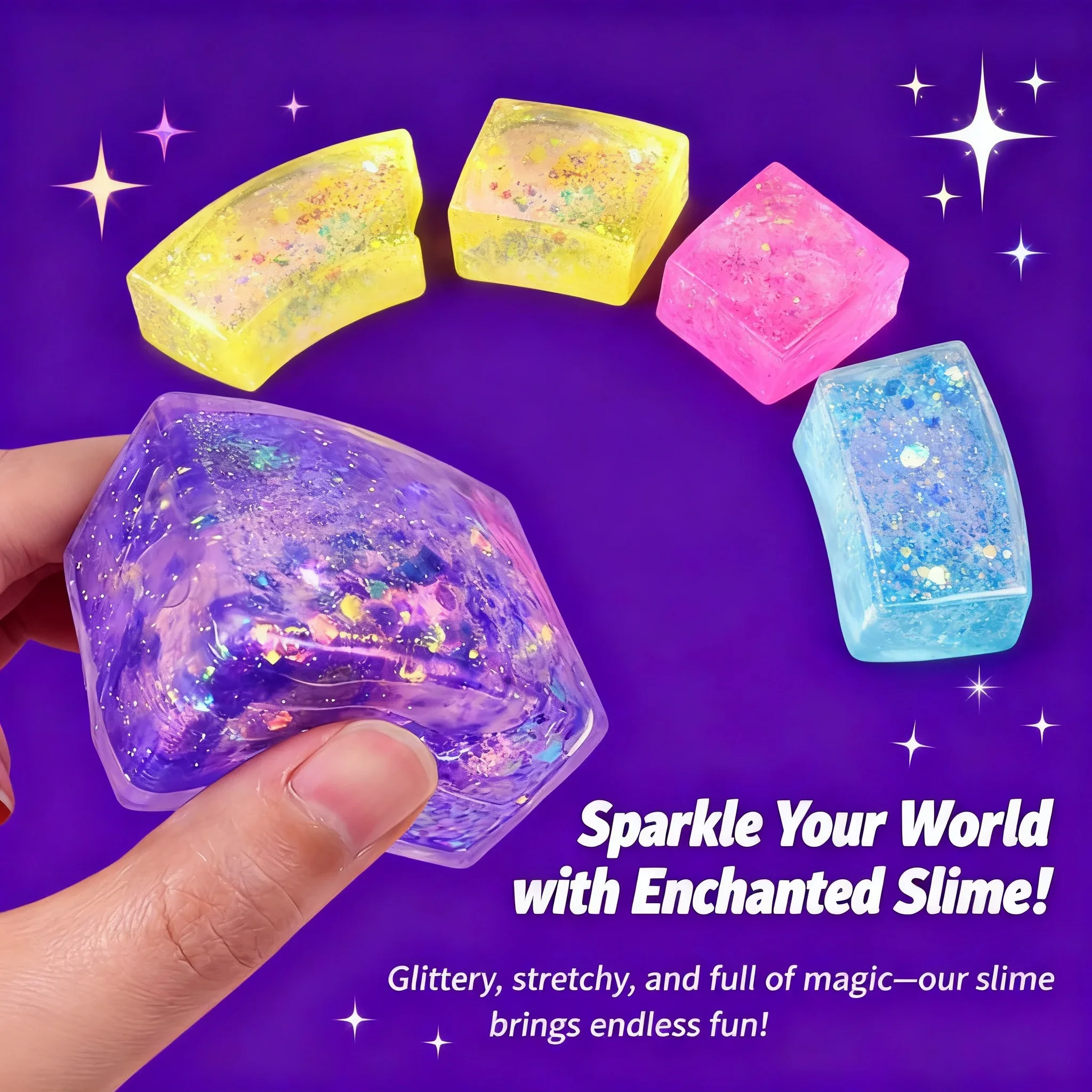 Jouet à presser en forme de cube de maltose brillant, imitation tofu, petits glaçons, anti-stress, à récupération lente, sensoriel, pour la décompression, cadeaux