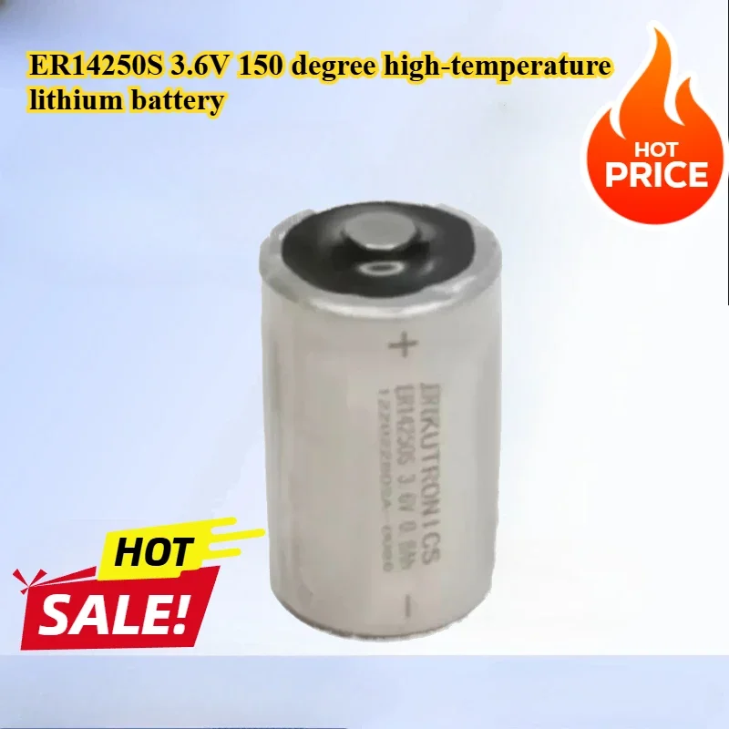ER14250S 3.6V 150 Degree High-temperature Lithium Battery Is Equivalent To ER14250MR-145 Temperature Recorder Battery 1/2AA